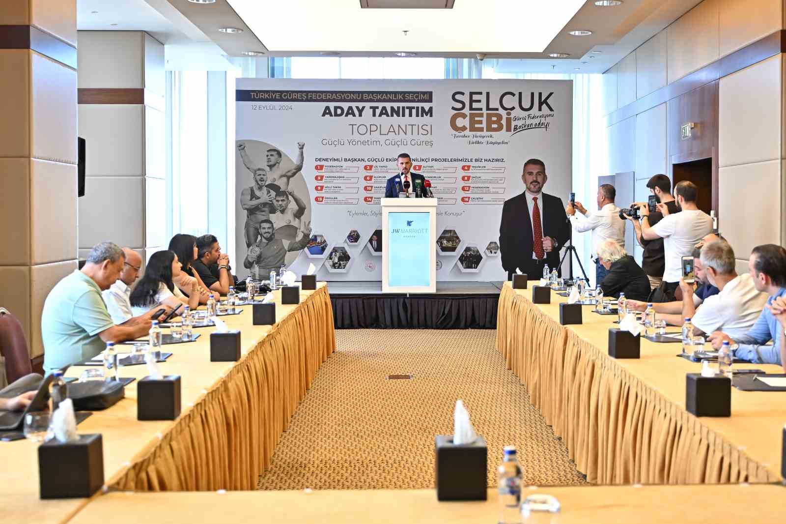 Selçuk Çebi, Türkiye Güreş Federasyonu başkanlığına adaylığını açıkladı
