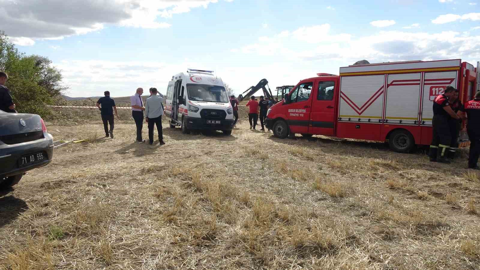 Burdur’da drenaj inşaatında göçük: 1 ölü
