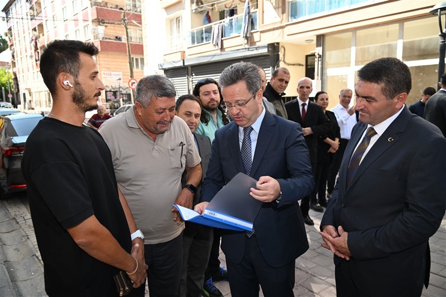 Vali Ünlü, Saruhanlı’da yatırımları inceledi, vatandaşlarla buluştu
