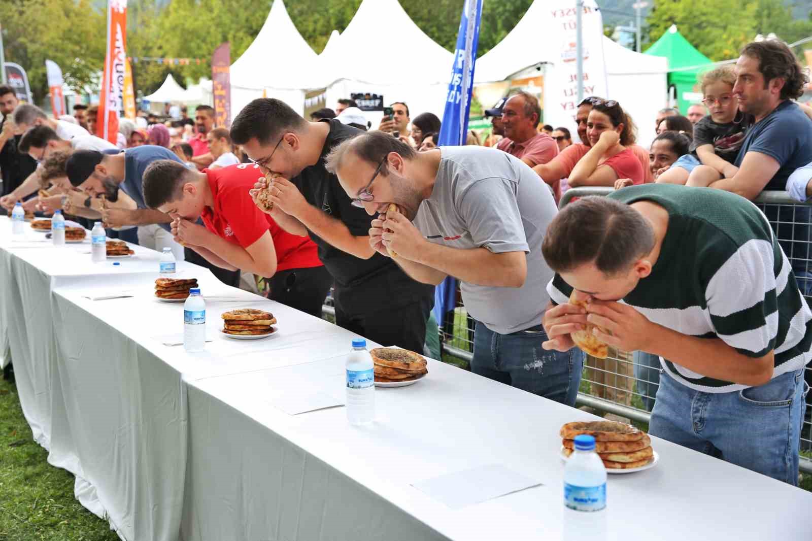 En çok yiyenlerin kazandığı festival
