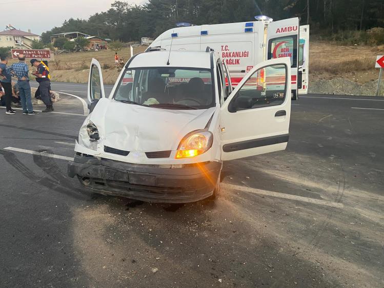 Bolu’da trafik kazası: 3 yaralı
