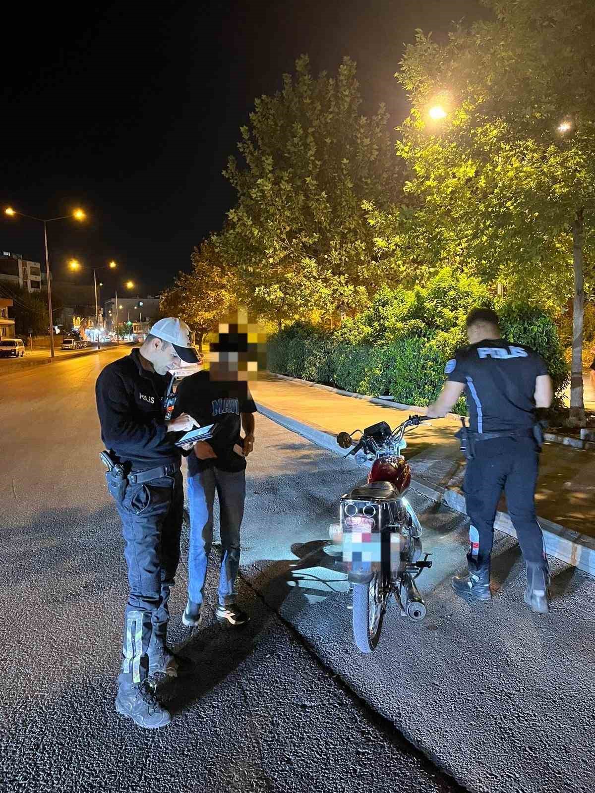 Gaziantep’te 59 motosiklet sürücüsüne 270 bin TL ceza
