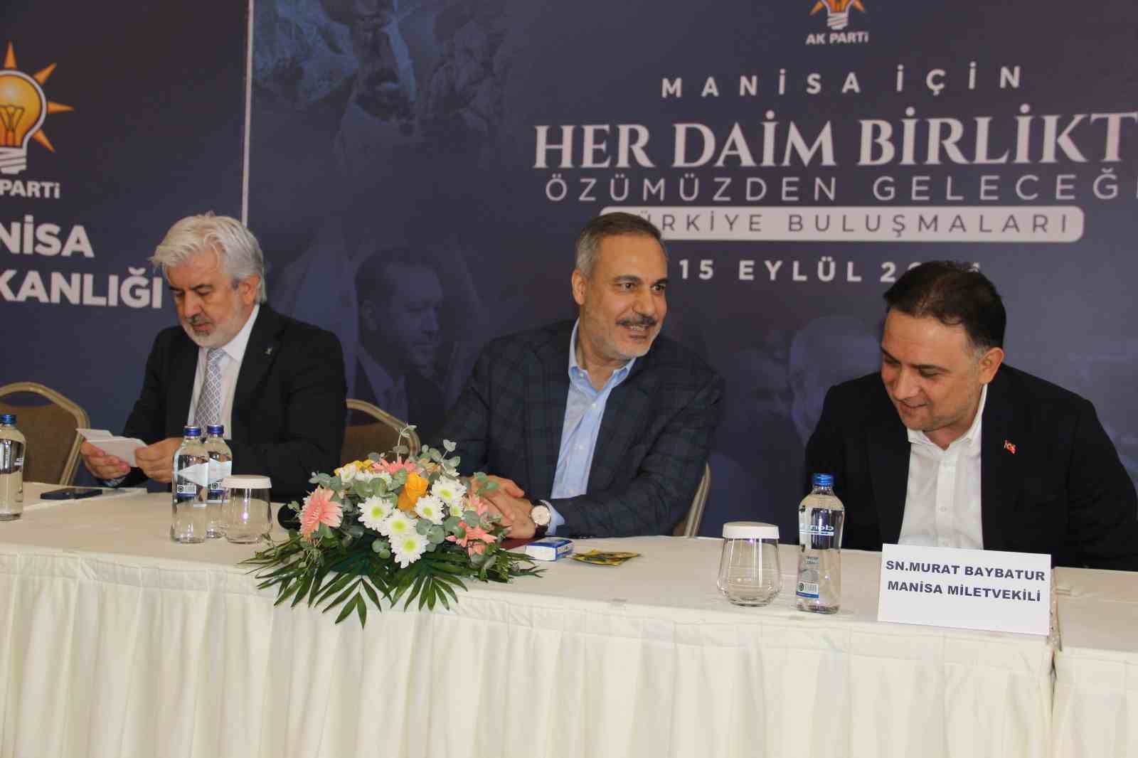 Dışişleri Bakanı Hakan Fidan Manisa’da
