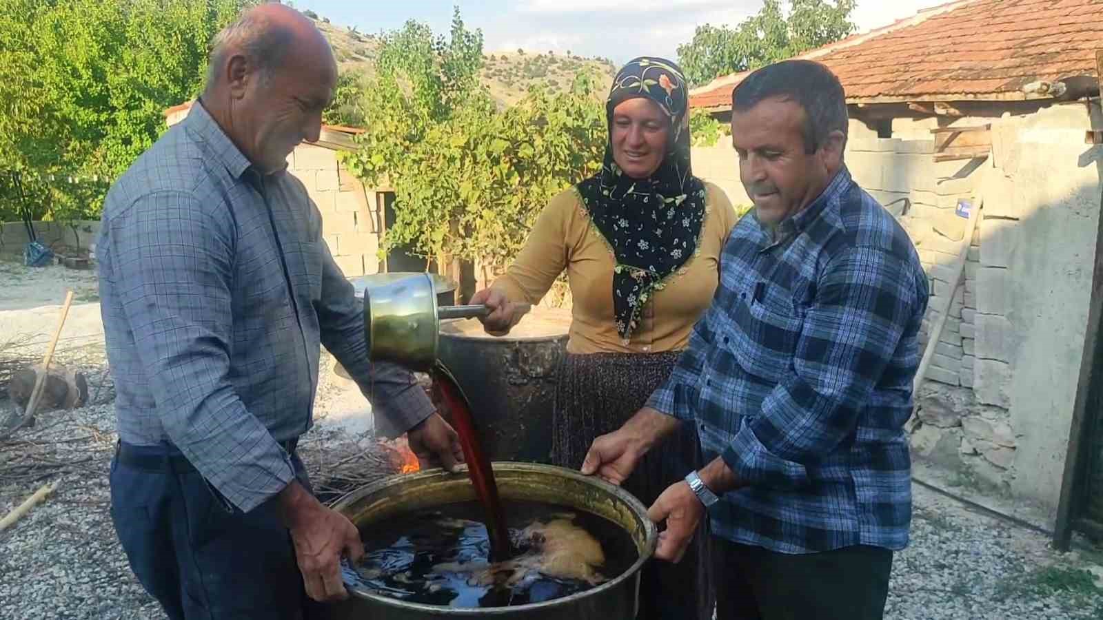 Lezzeti topraktan gelen şifa kaynağı pekmezin zahmetli yolculuğu başladı
