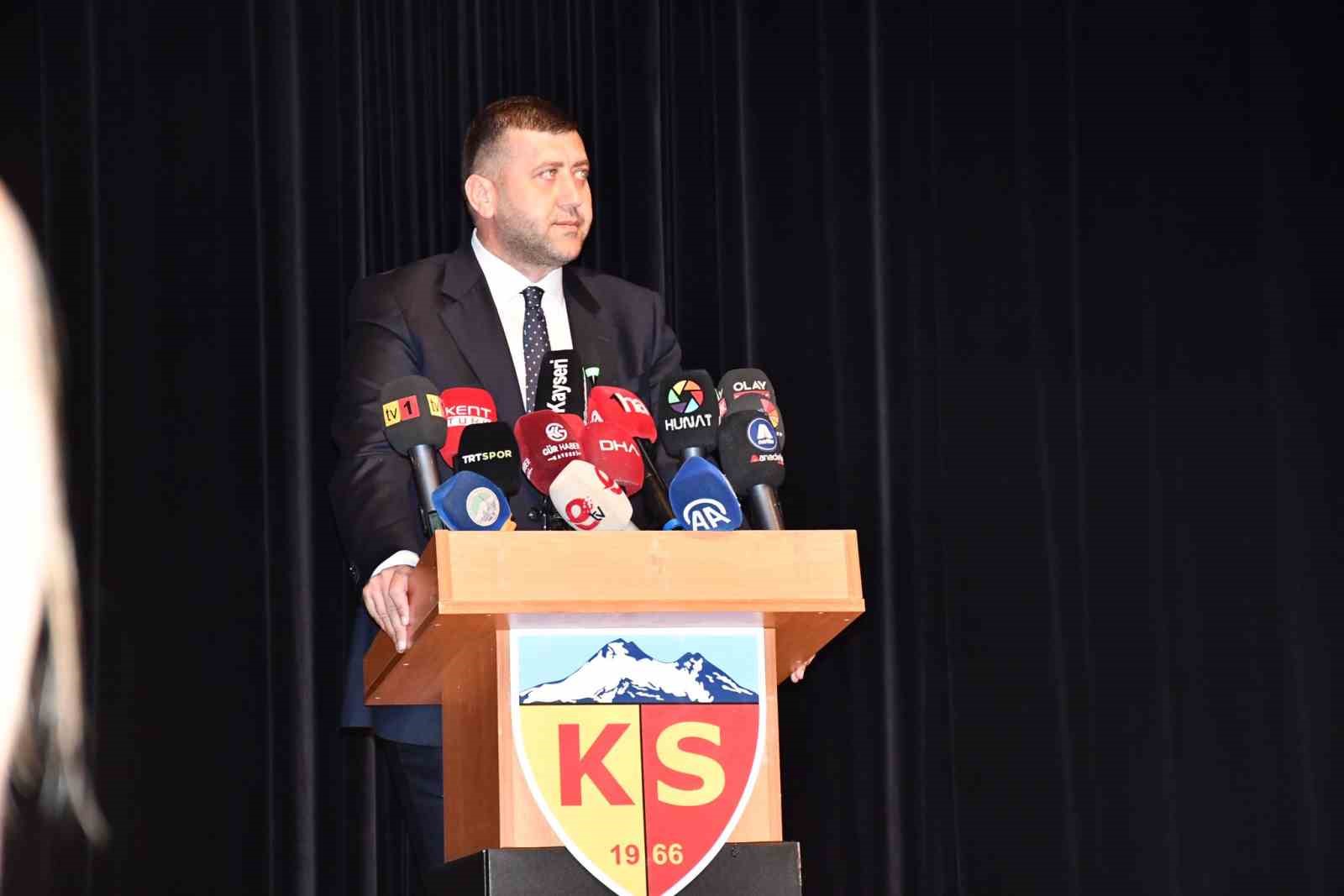 Kayserispor’da Ali Çamlı yeniden başkan seçildi
