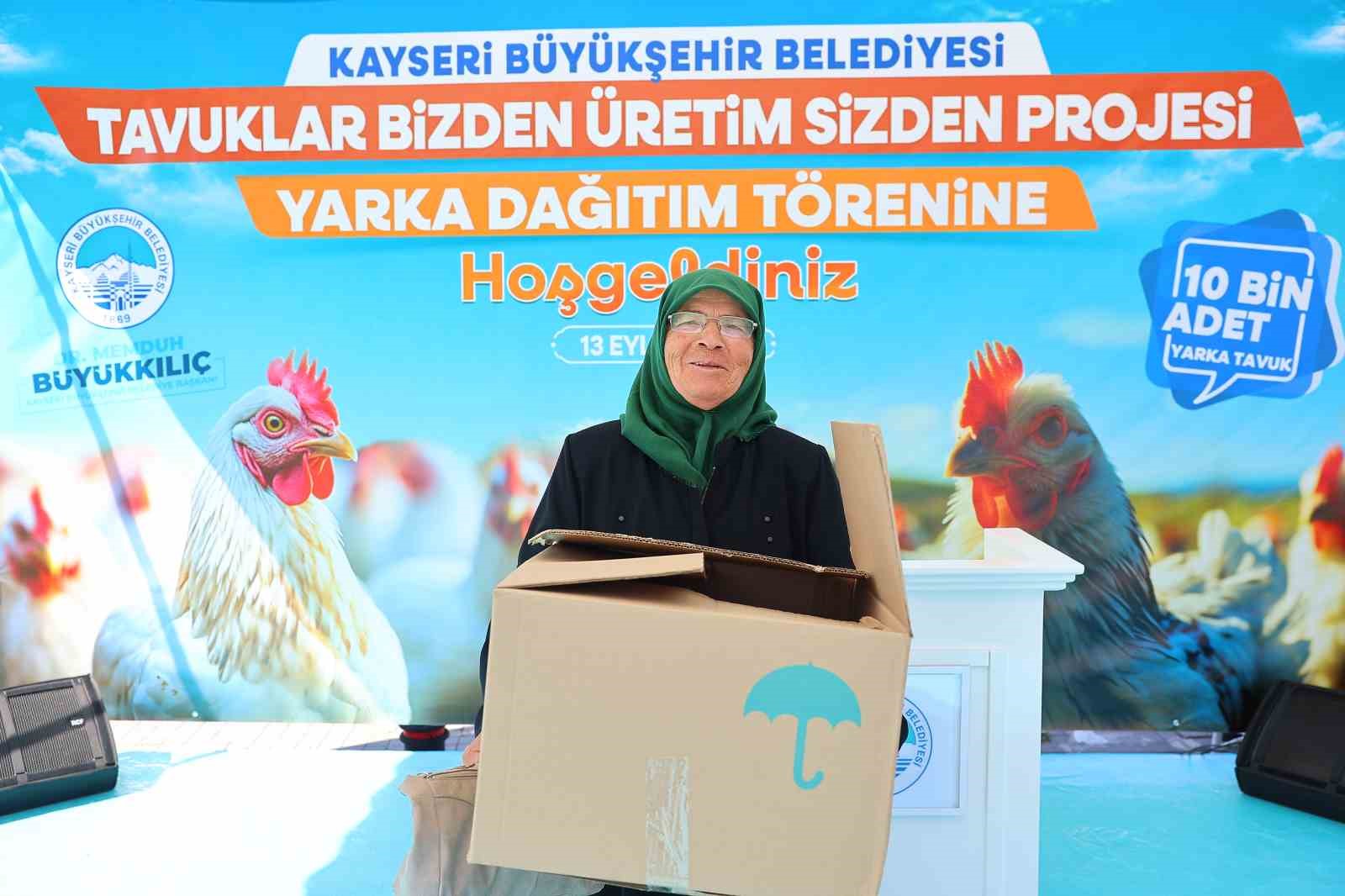 Kadın üreticilerden Başkan Büyükkılıç’a teşekkür
