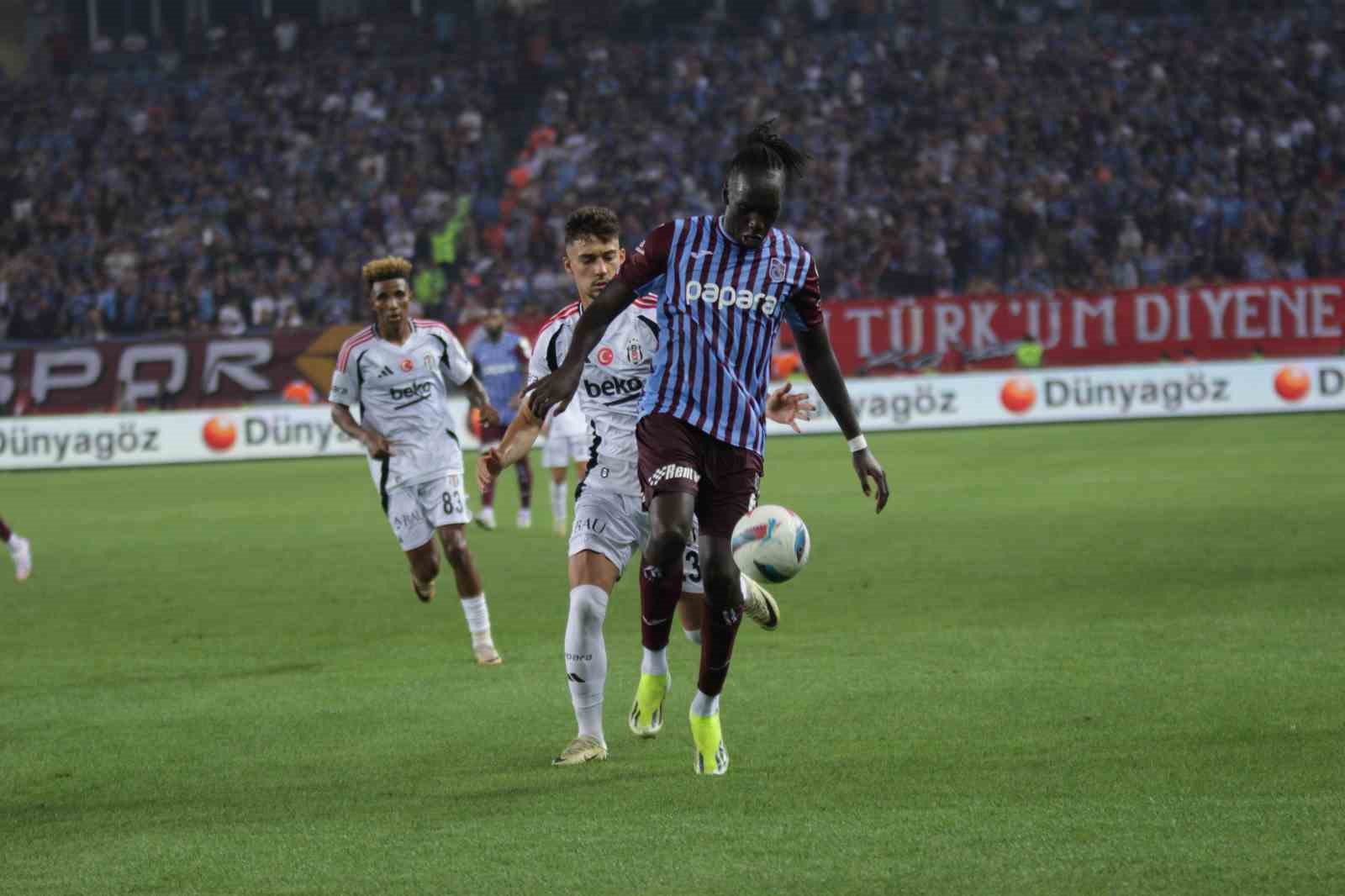 Trendyol Süper Lig: Trabzonspor: 1 - Beşiktaş: 1  (Maç sonucu)
