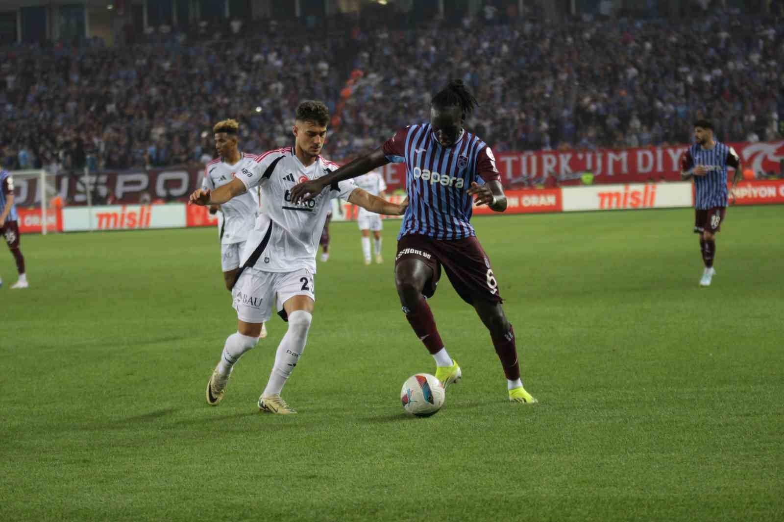 Trendyol Süper Lig: Trabzonspor: 1 - Beşiktaş: 1  (Maç sonucu)
