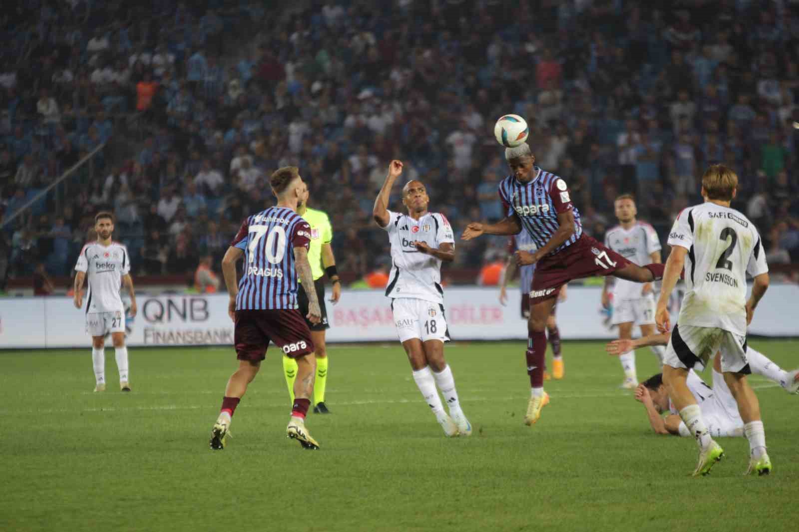 Trendyol Süper Lig: Trabzonspor: 1 - Beşiktaş: 1  (Maç sonucu)
