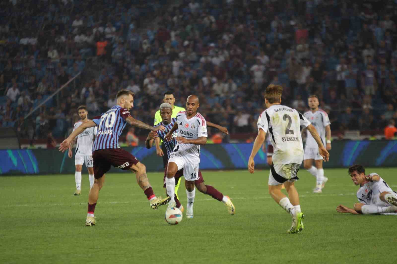 Trendyol Süper Lig: Trabzonspor: 1 - Beşiktaş: 1  (Maç sonucu)
