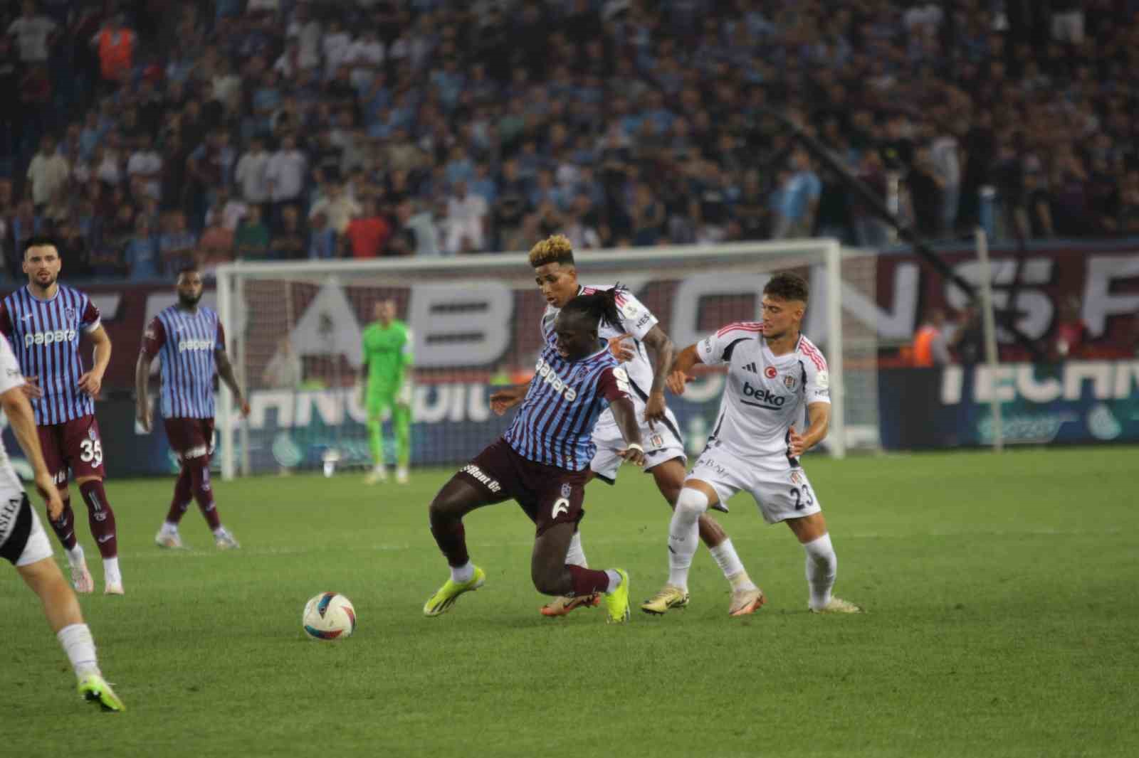 Trendyol Süper Lig: Trabzonspor: 1 - Beşiktaş: 1  (Maç sonucu)
