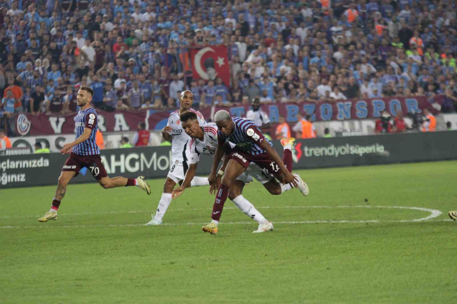 Trendyol Süper Lig: Trabzonspor: 1 - Beşiktaş: 1  (Maç sonucu)
