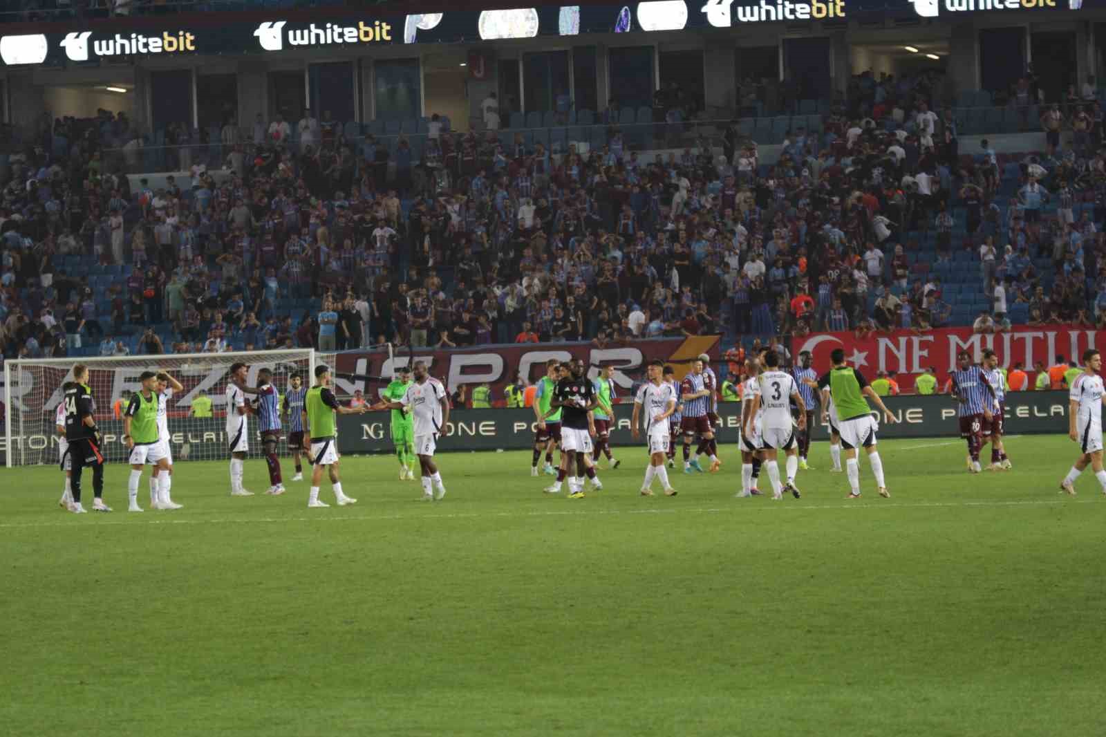 Trendyol Süper Lig: Trabzonspor: 1 - Beşiktaş: 1  (Maç sonucu)
