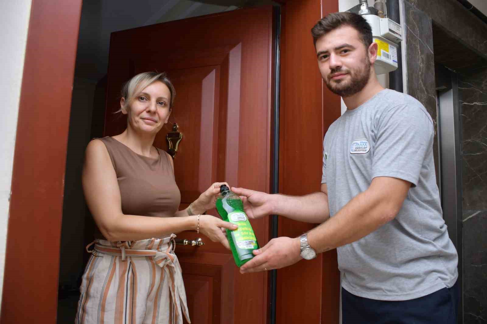 Beş litre atık yağ bir litre sıvı deterjana dönüşüyor
