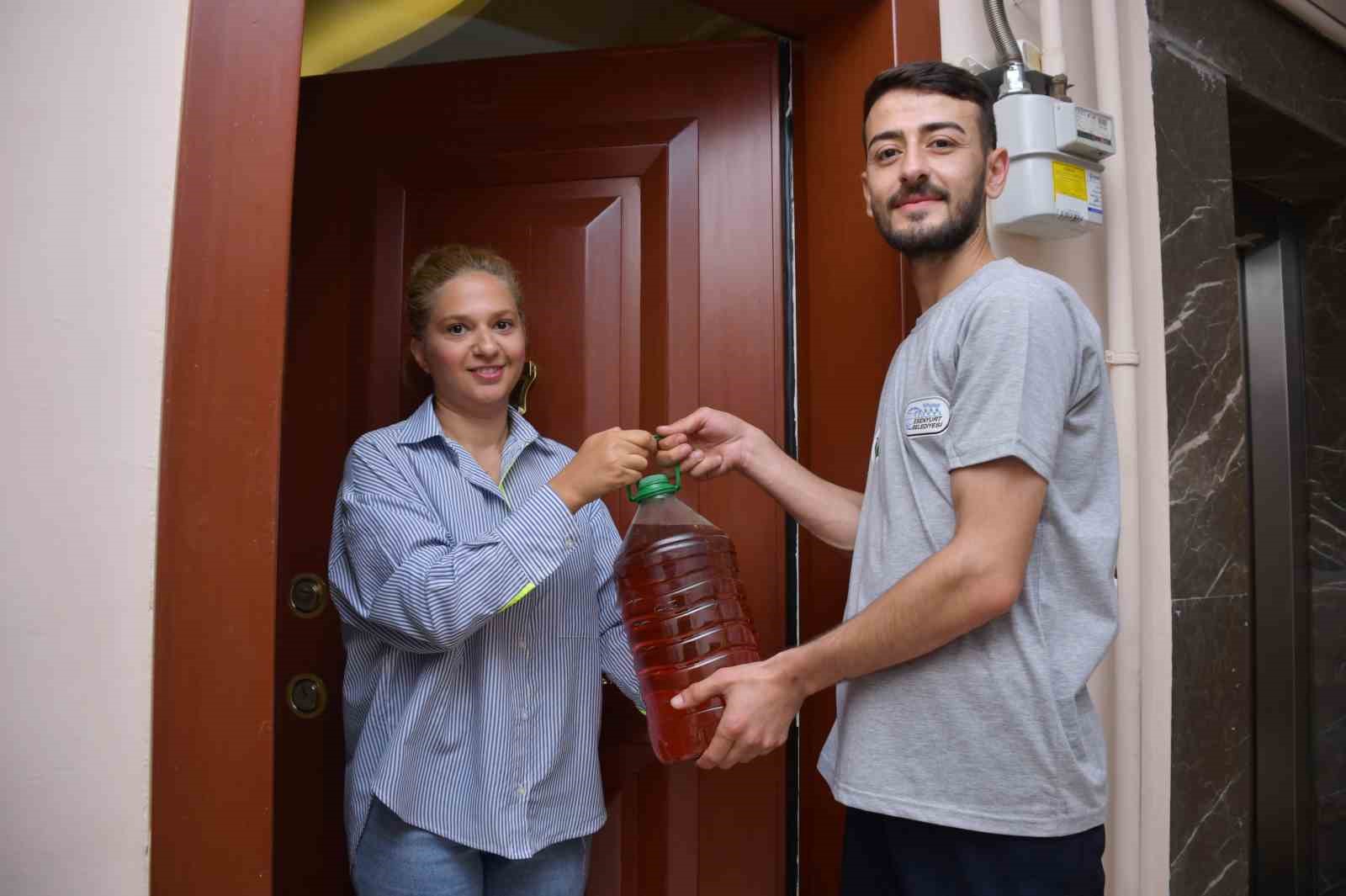 Beş litre atık yağ bir litre sıvı deterjana dönüşüyor
