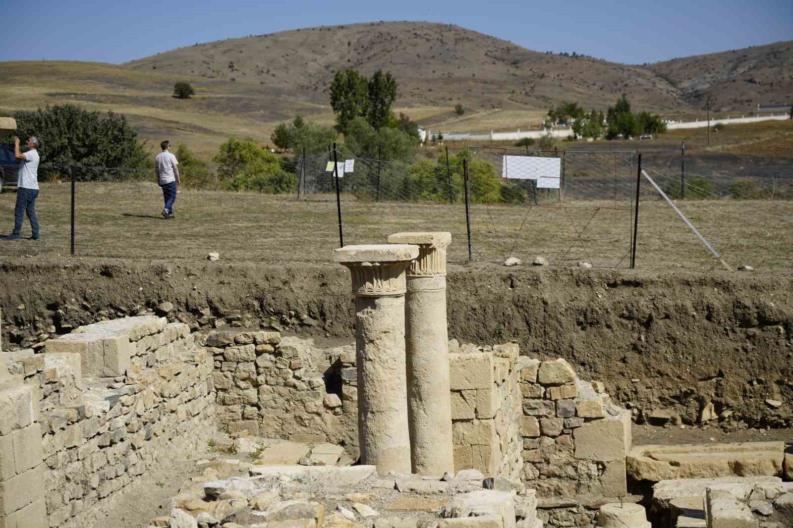 Dünyaca ünlü arkeologlar Satala Antik Kenti’ndeki kazıları yerinde inceledi
