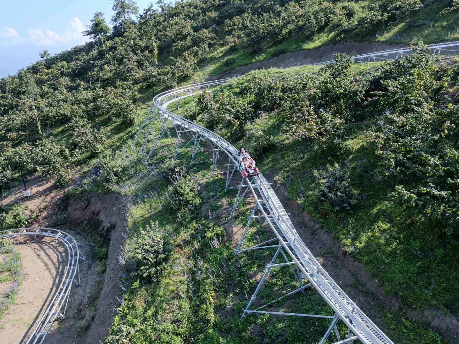 Karadeniz’in ilk ve tek ’dağ kızağı’ 3 ayda yarım milyonu ağırladı
