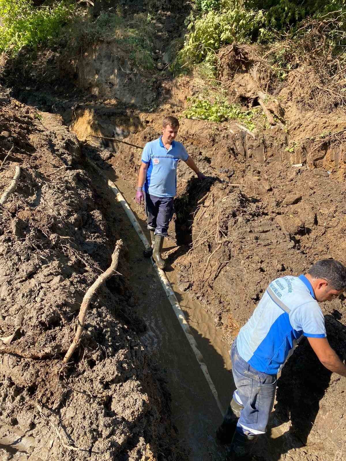 Yatağan’da içme suyu depolarını doldurdu
