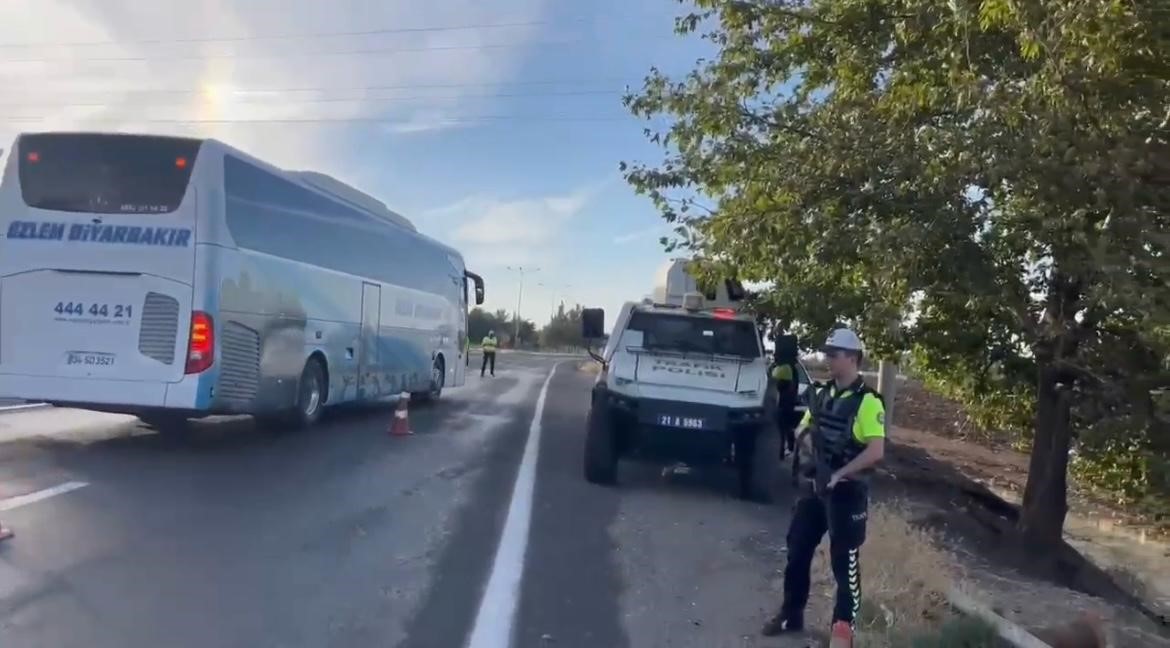 Ergani Bölge Trafik Denetleme ekipleri 16 günde 202 adet otobüs denetledi
