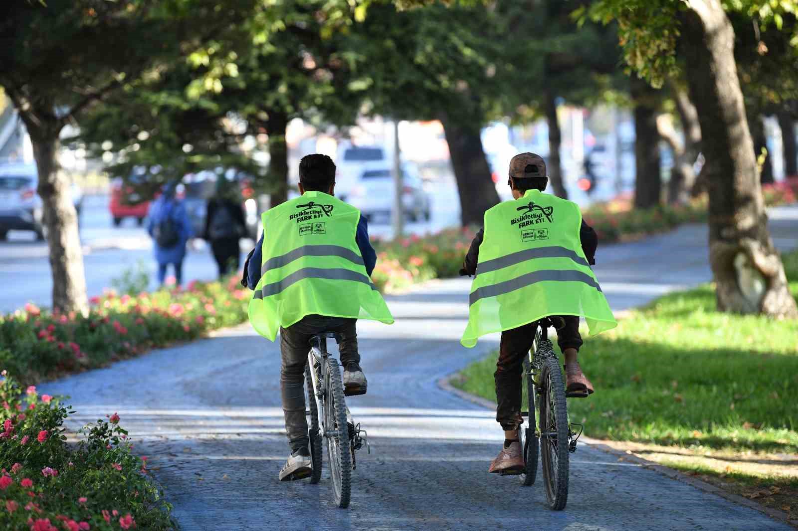 Konya Büyükşehir’den bisiklet konusunda örnek bir proje daha
