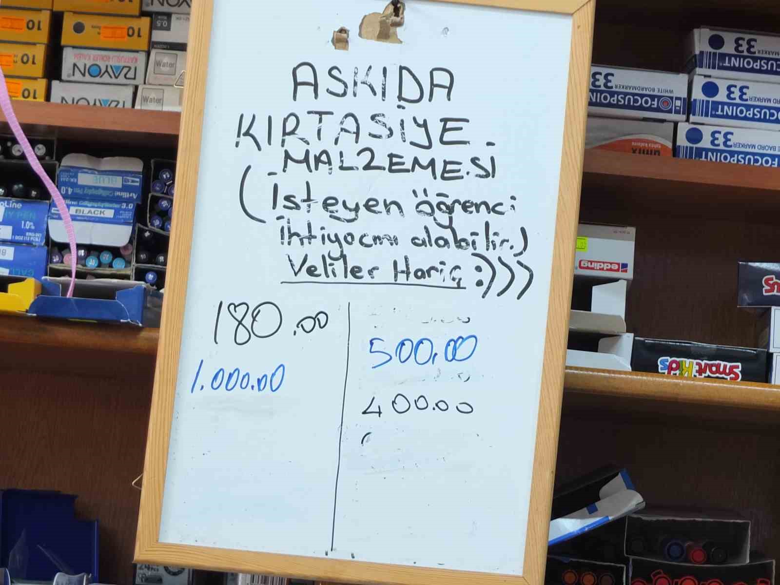 Balıkesir’de akıda kırtasiye uygulaması ilgi gördü, 170 bin liralık kırtasiye dağıtıldı
