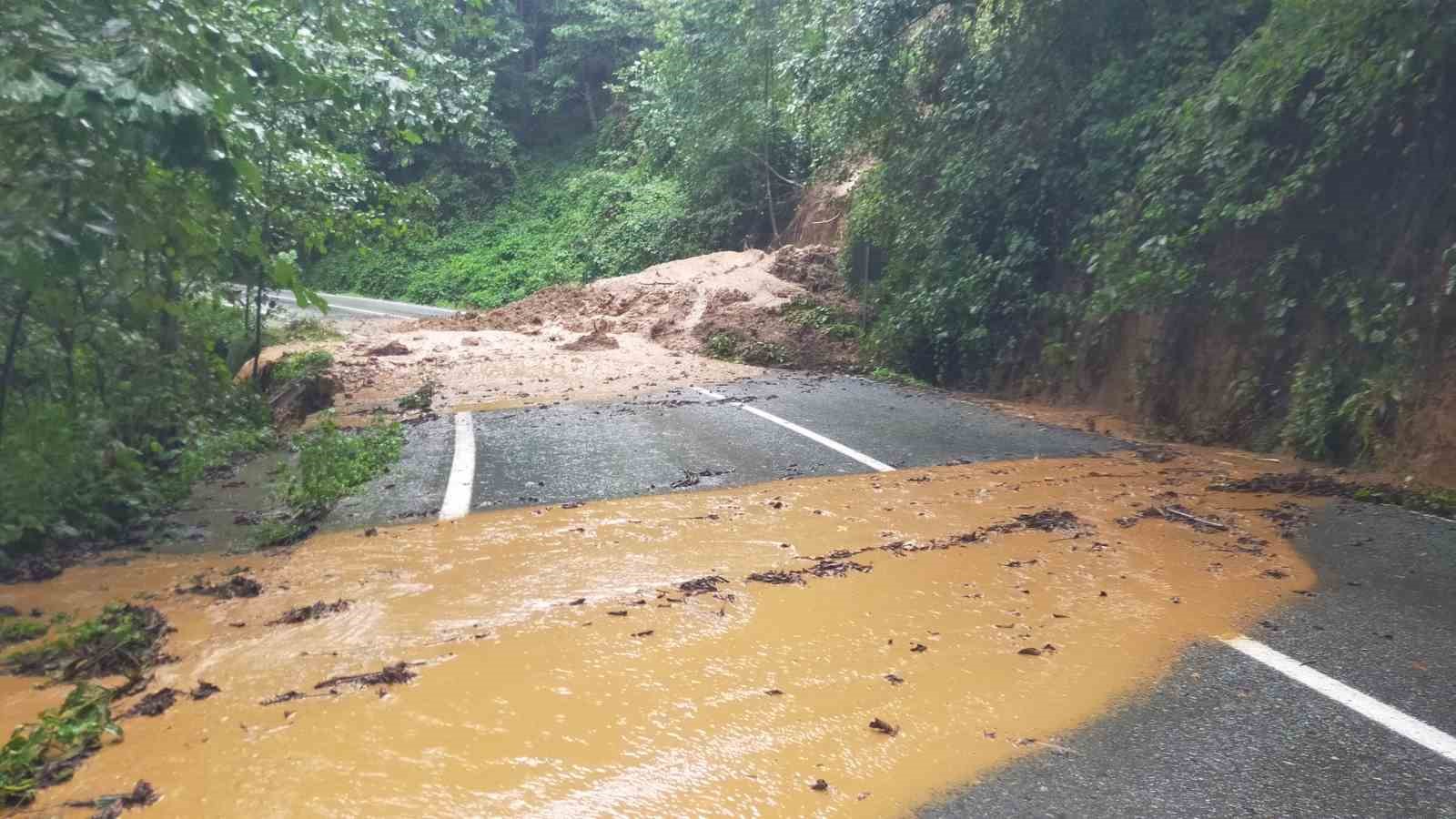 Artvin’in şiddetli yağış sel ve taşkınlara neden oldu
