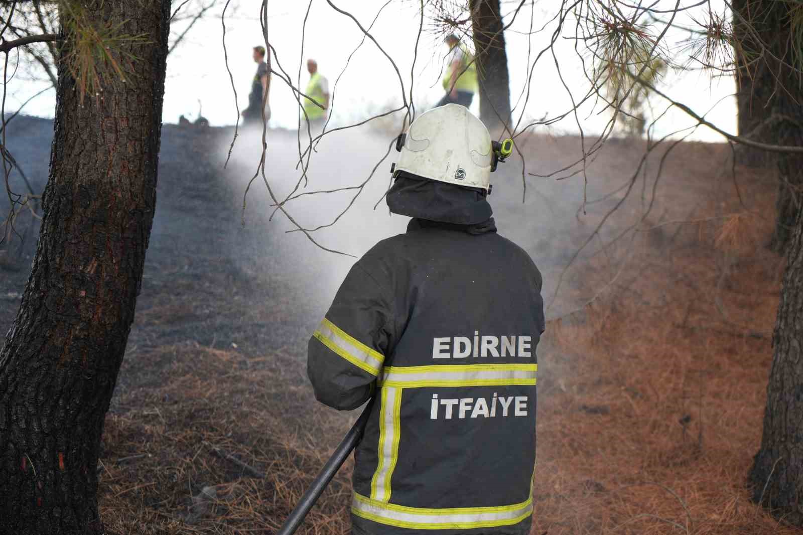 İstanbul-Edirne Otoyolu’nda yangın: Trafik tek şeritten sağlandı
