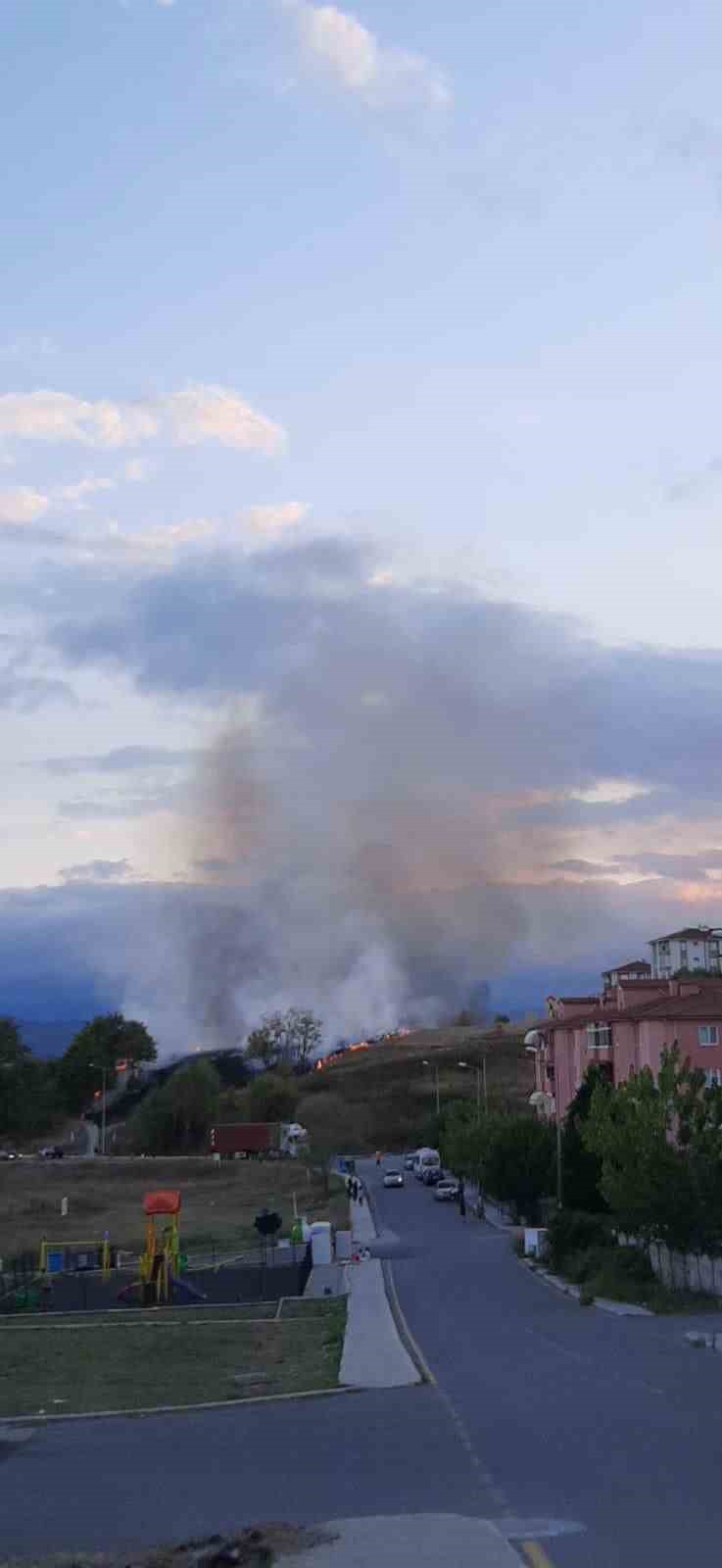 Sakarya’da korkutan yangın: Mahalleli sokağa döküldü
