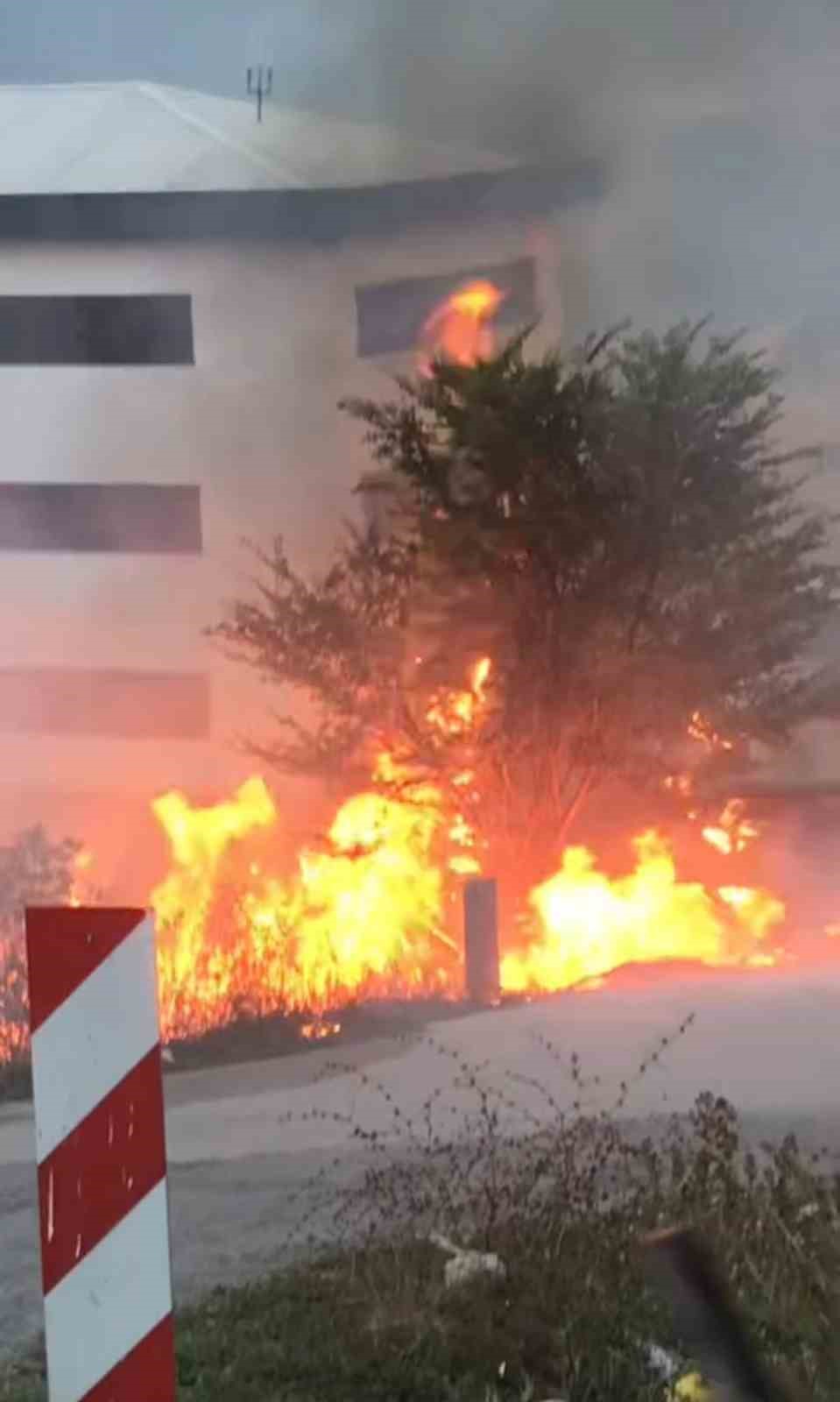 Sakarya’da korkutan yangın: Mahalleli sokağa döküldü
