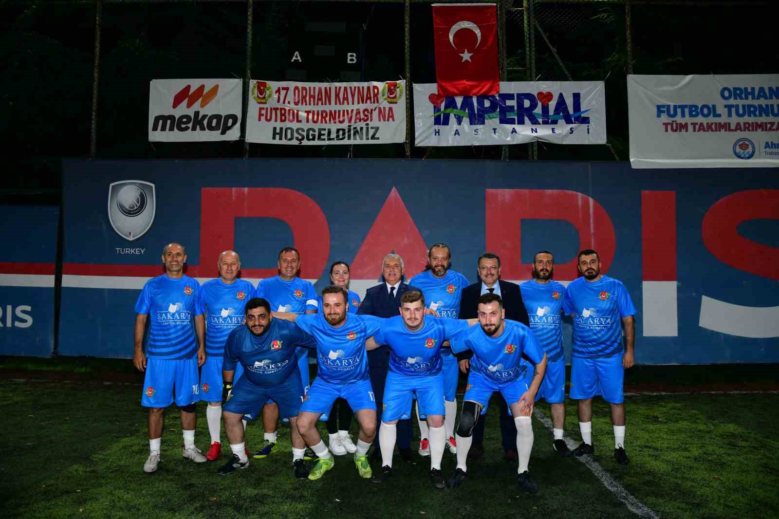 Trabzon’da Orhan Kaynar Futbol Turnuvası başladı
