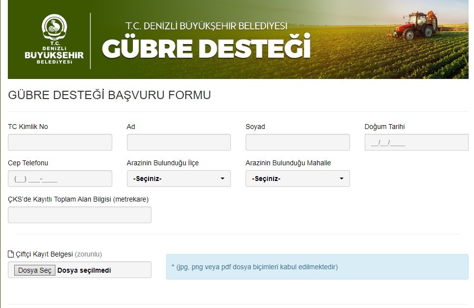 Denizli Büyükşehir ile üreticinin yüzü gülmeye devam ediyor
