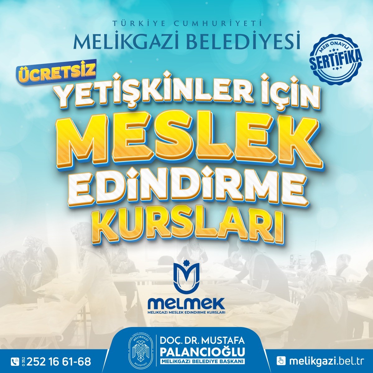 MELMEK kurs kayıtları devam ediyor
