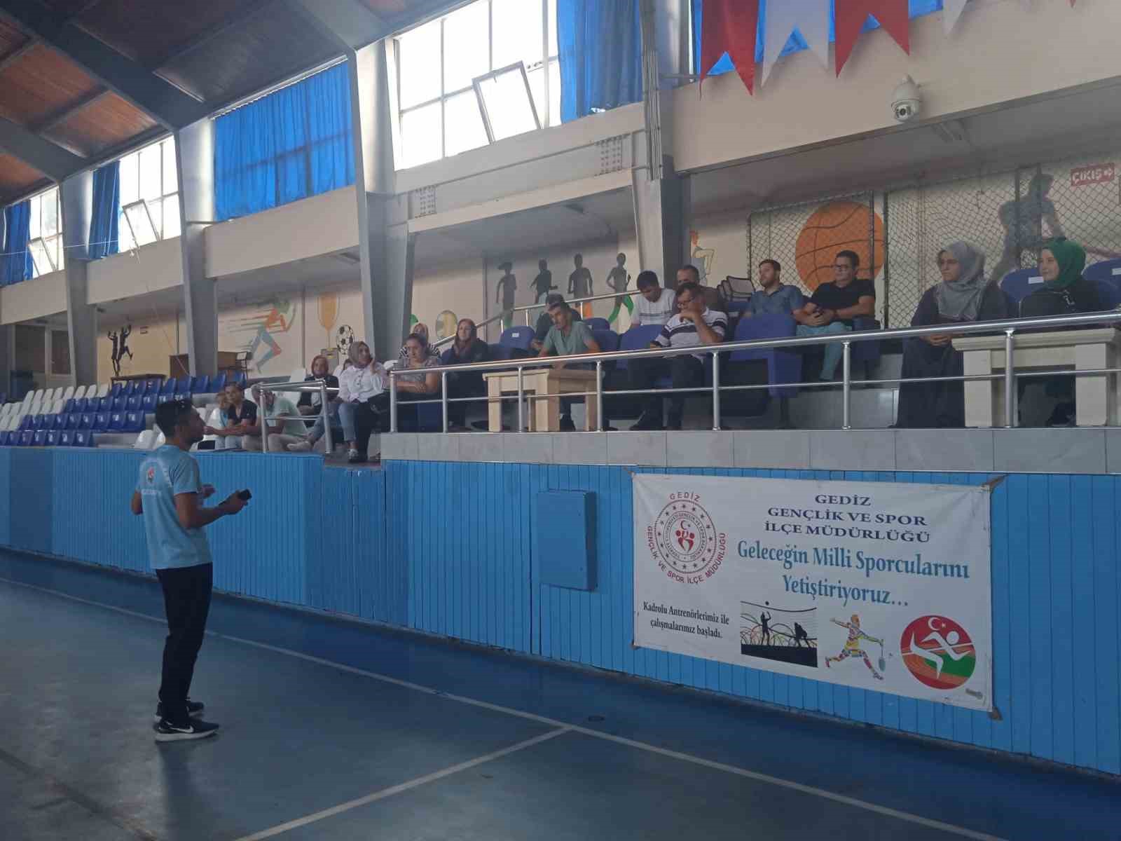 Gediz’de sporcu yetenek testi gerçekleştirildi
