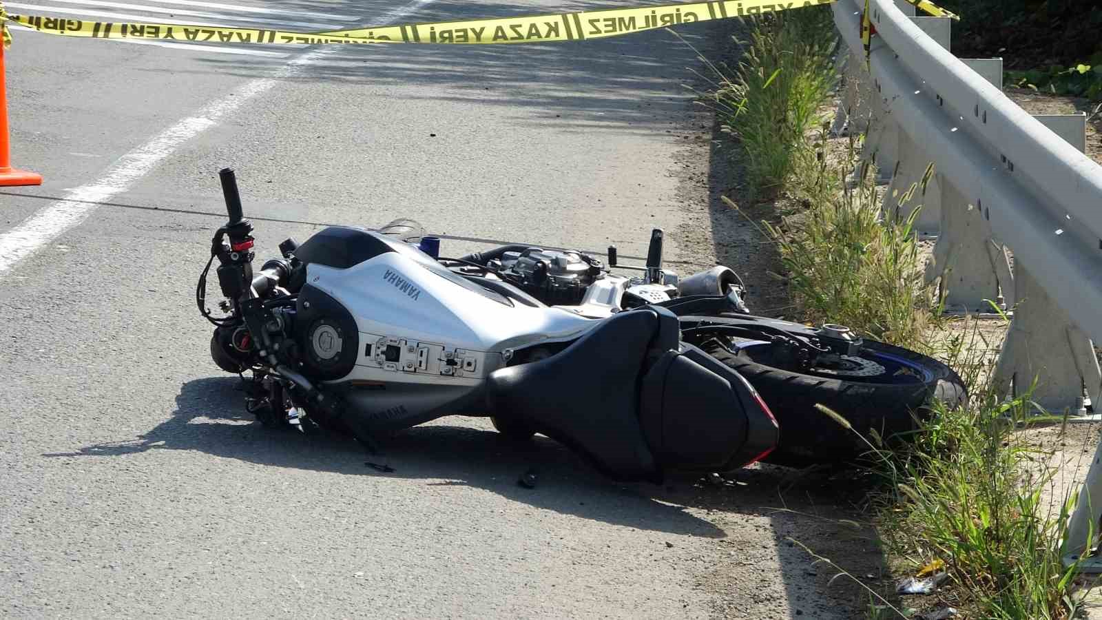 Ordu’da ‘dur’ ihtarına uymayan motosiklet sürücüsünün çarptığı astsubay şehit oldu
