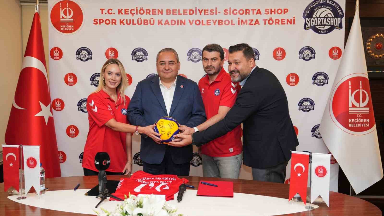 Sigorta Shop Voleybol Takımı, Keçiören Belediyesi ismiyle mücadele edecek
