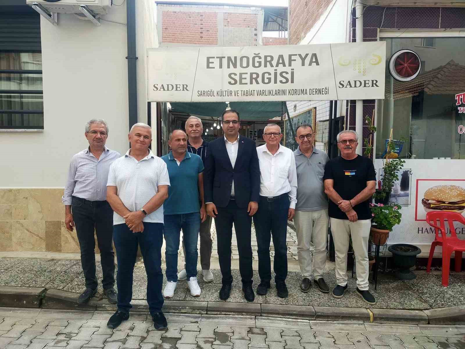 Kaymakam Dalak, SADER’in etnografya sergisini inceledi
