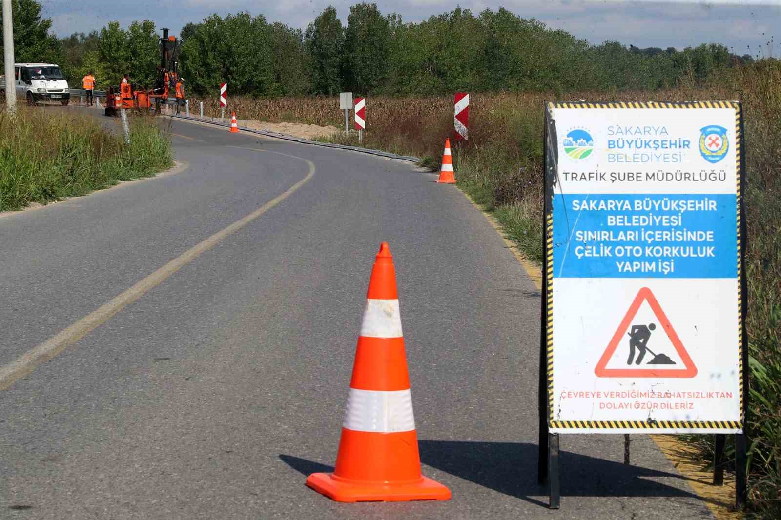 Sakarya Büyükşehir’den muhtemel trafik facialarına çelik önlem
