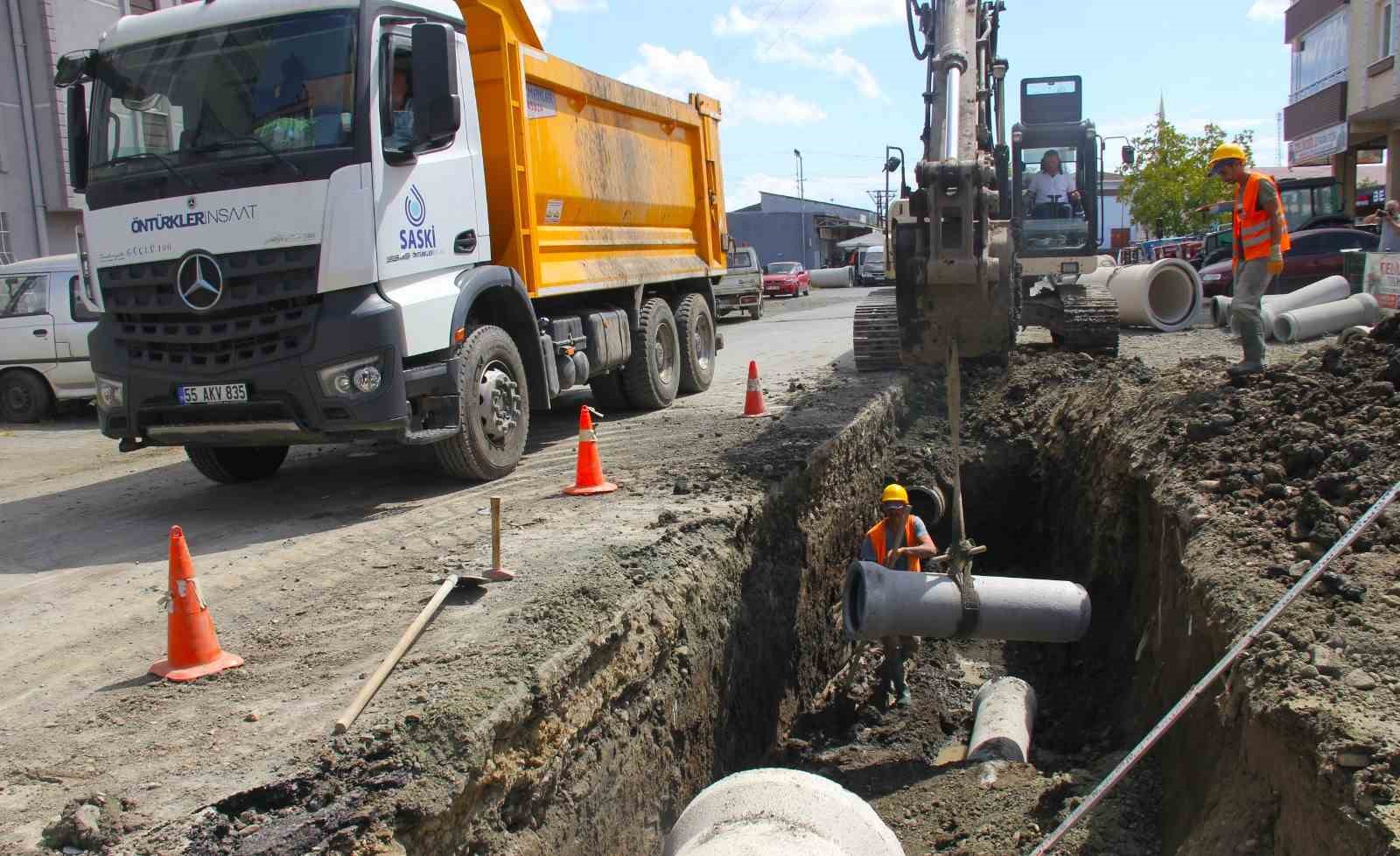 Samsun’da 3 ilçeye atık su hattı
