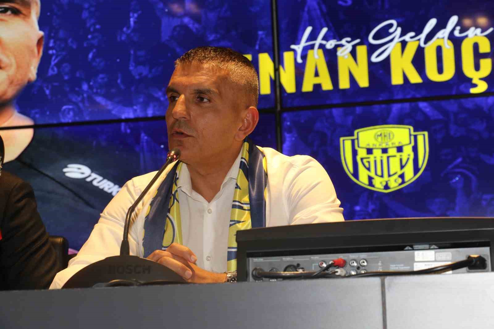 MKE Ankaragücü’nde Kenan Koçak dönemi
