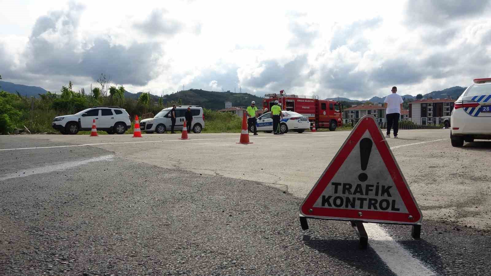 Gerçeğini aratmayan trafik kazası tatbikatı
