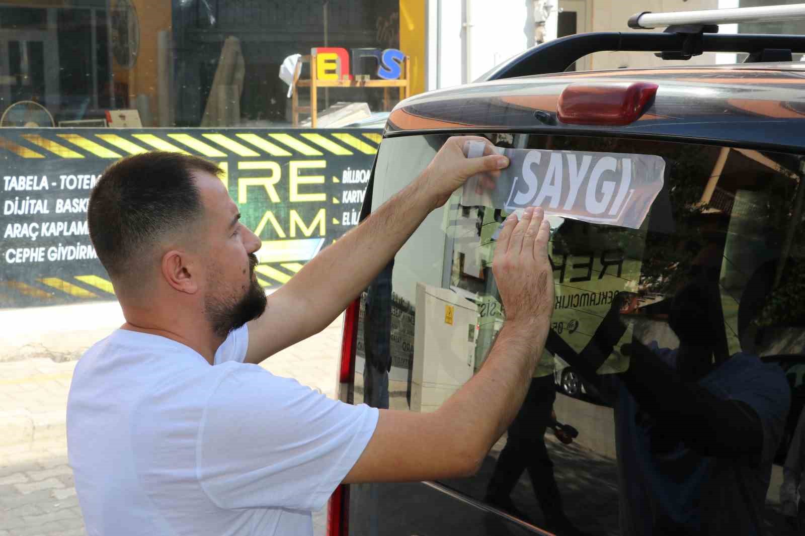 Taşovalılardan trafikte ’Saygı’ kampanyası
