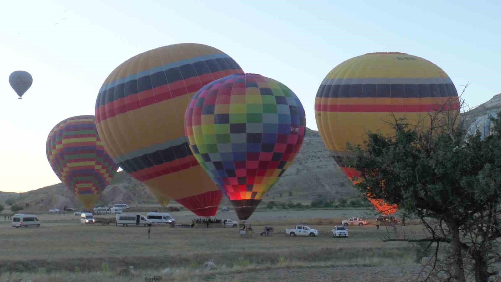 Kapadokya’da balon turları iptal edildi
