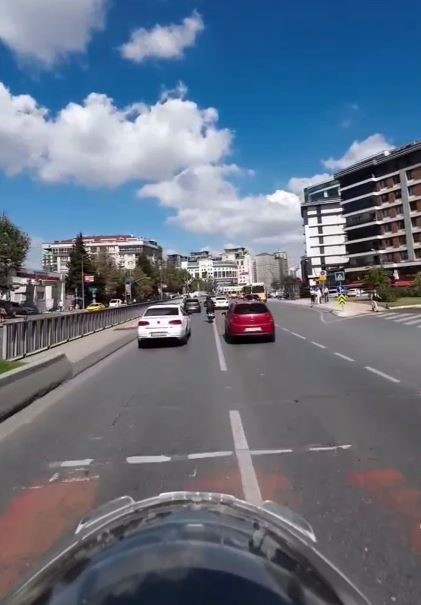 “Dur” ihtarına uymayan motosikletli ile polis arasına kovalamaca yaşandı
