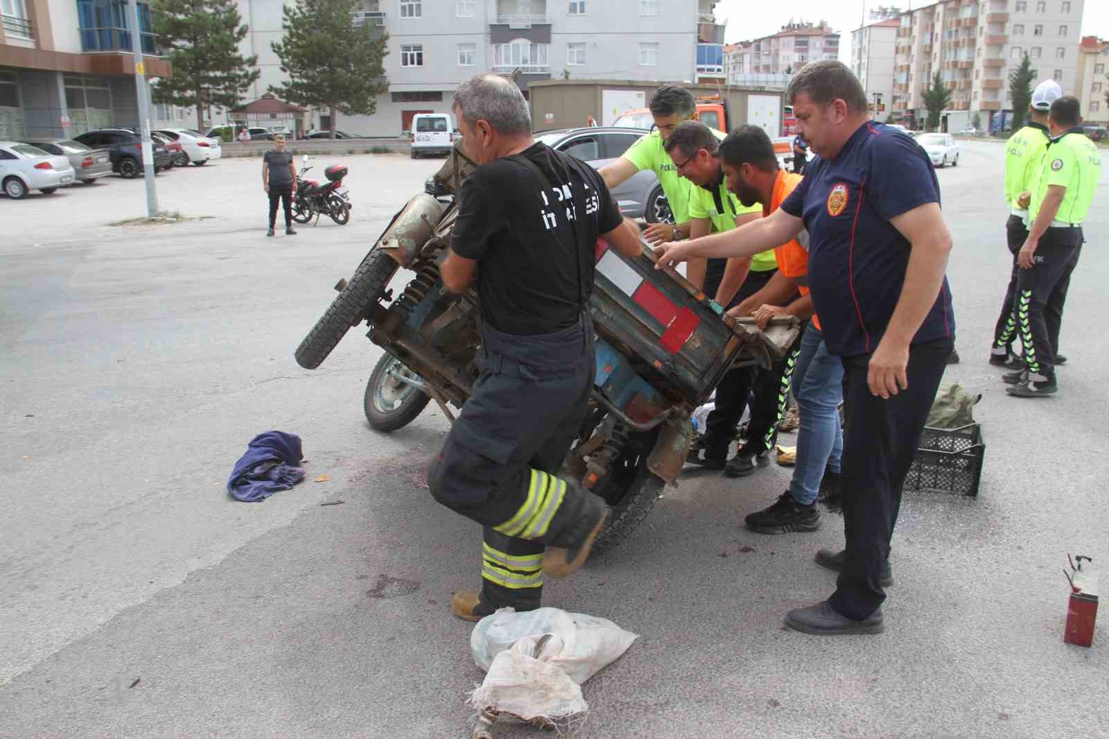 Devrilen üç tekerli motosikletin sürücüsü hayatını kaybetti
