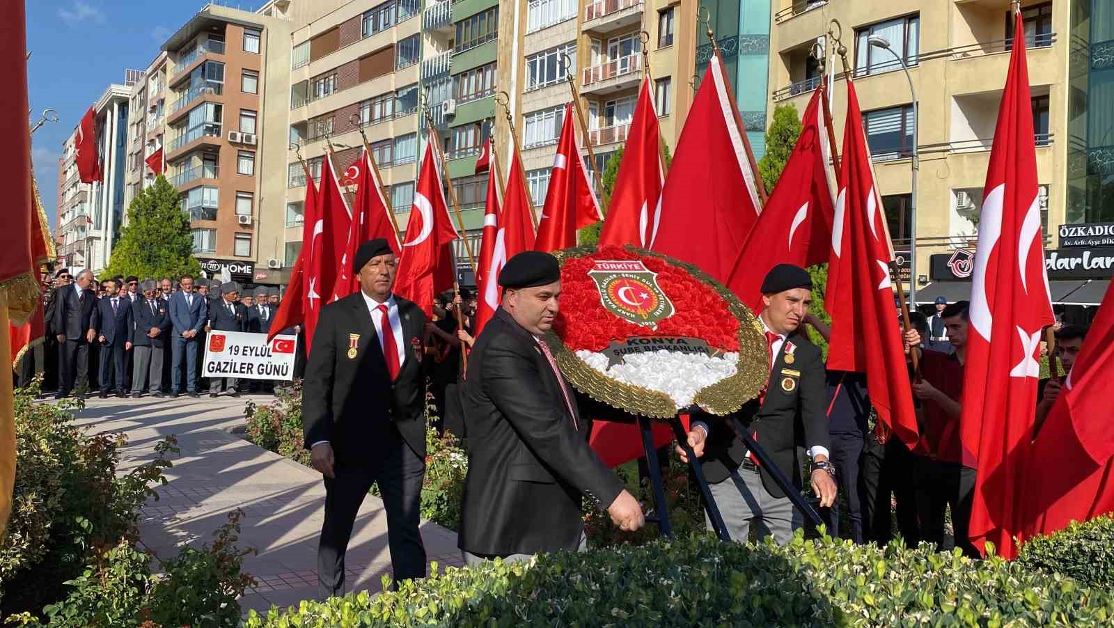 Konya’da Gaziler Günü töreni
