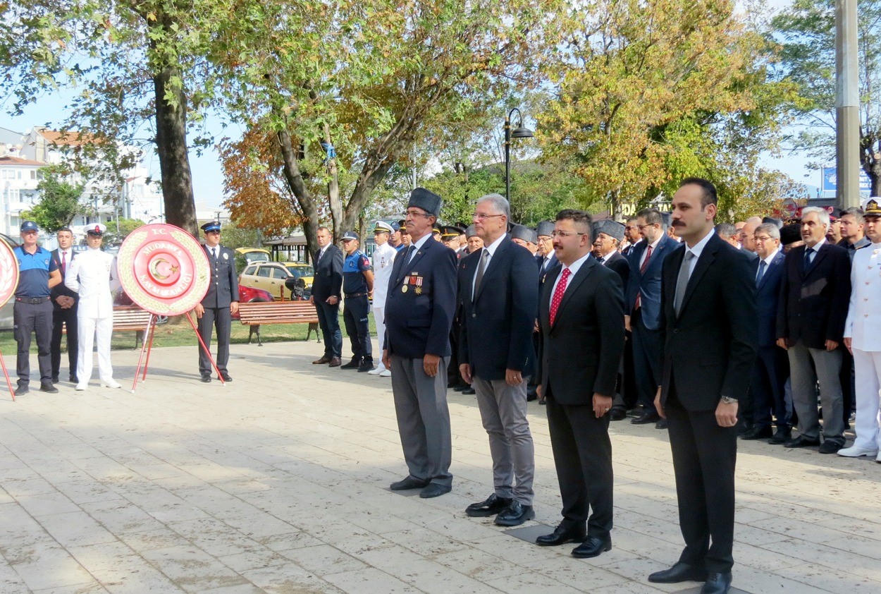 Mudanya gazilerini unutmadı
