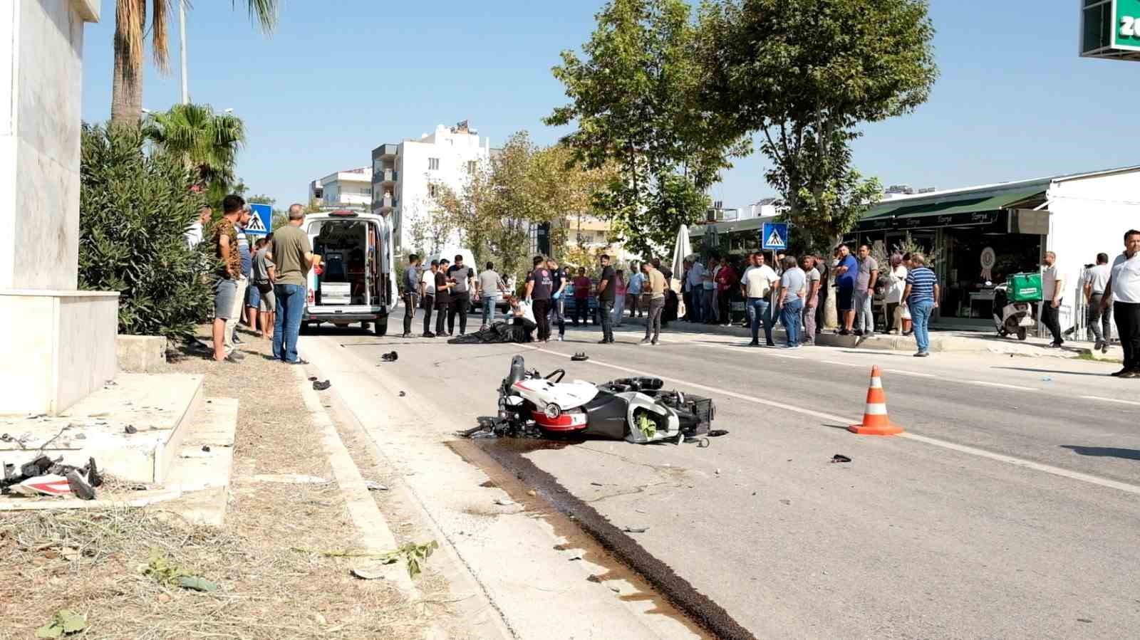 Mersin’de patpat motosikletle çarpıştı: 1 ölü, 1 yaralı
