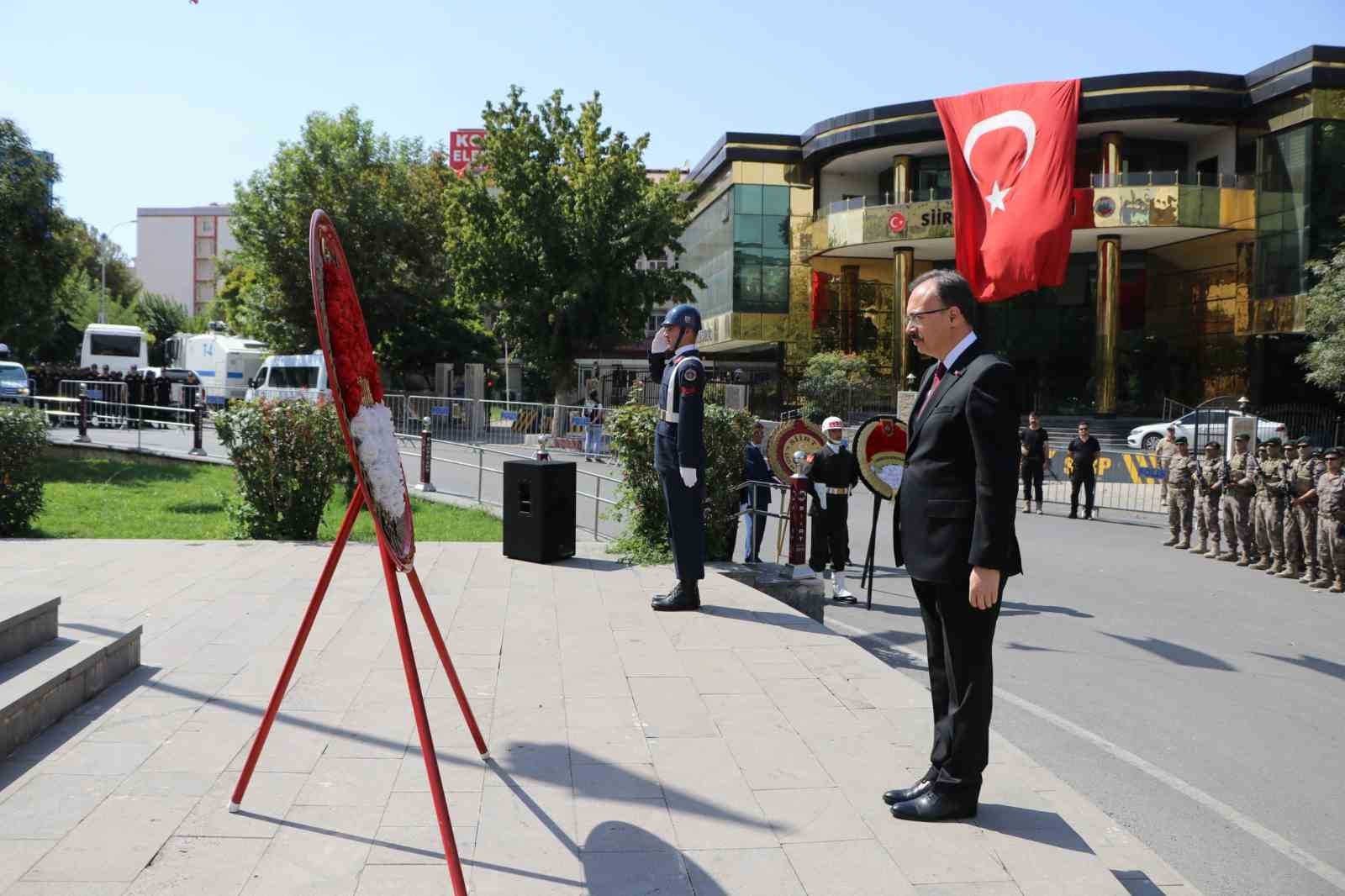 Siirt’te 19 Eylül Gaziler Günü törenlerle kutlandı
