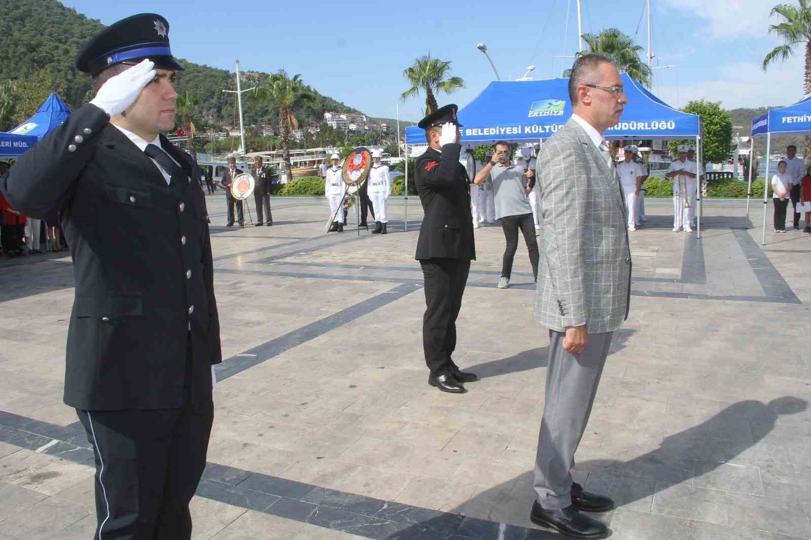 Gaziler Günü Fethiye’de törenle kutlandı
