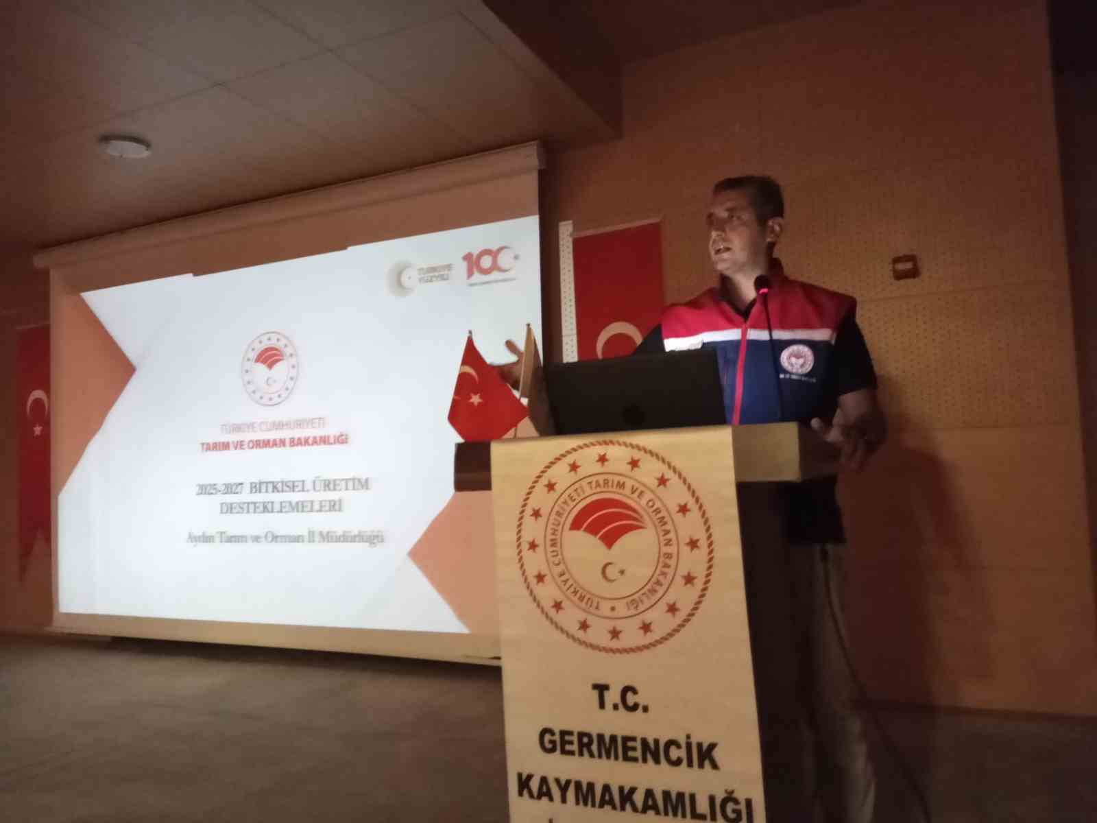 Germencik’te üreticilere yeni destekleme modelleri anlatıldı
